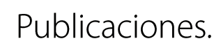 Publicaciones